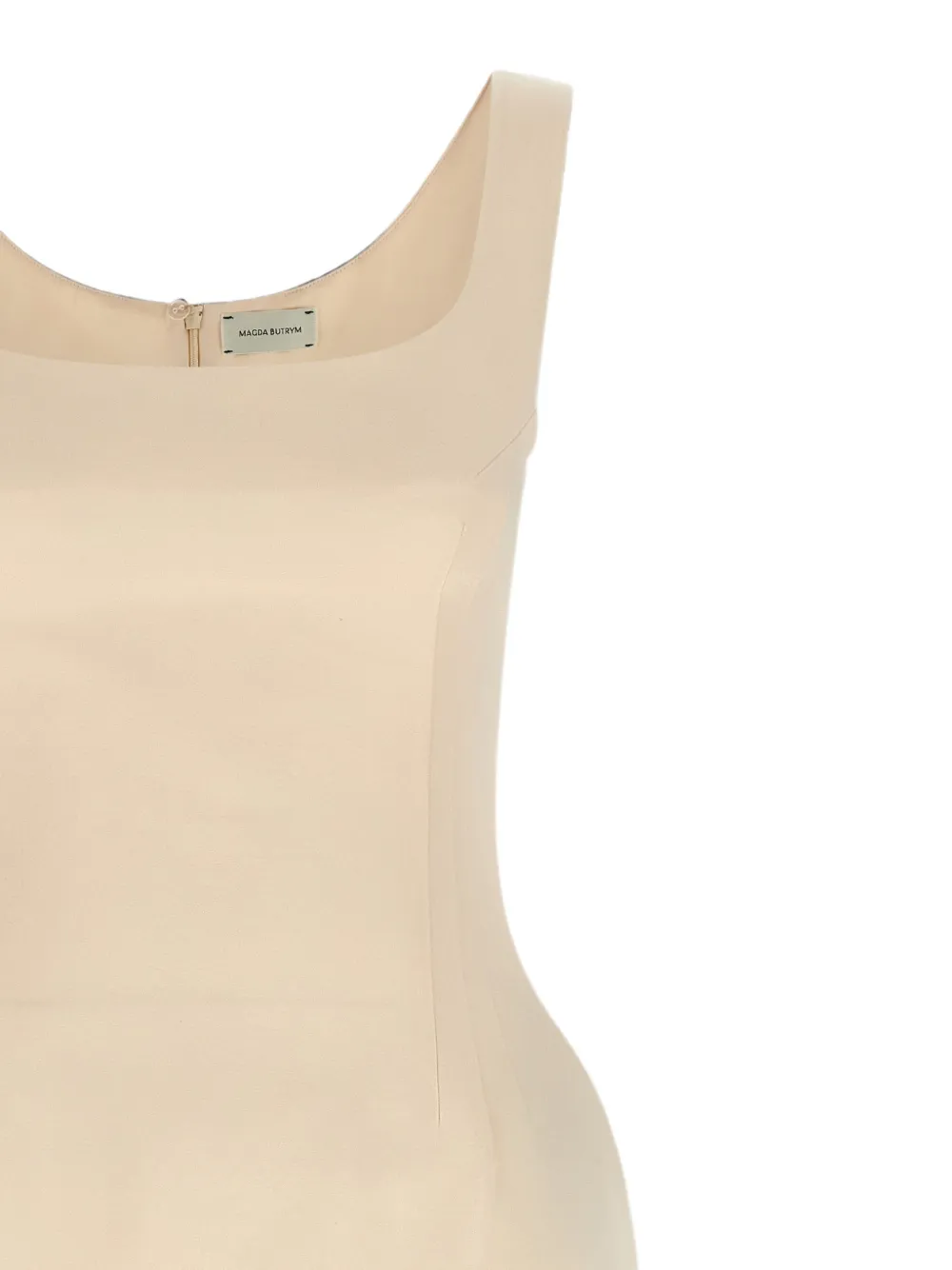 Magda Butrym Midi-jurk met kanten vlak Beige