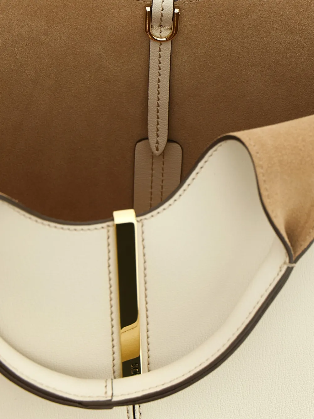 Tod's Shopper met logoplakkaat Beige