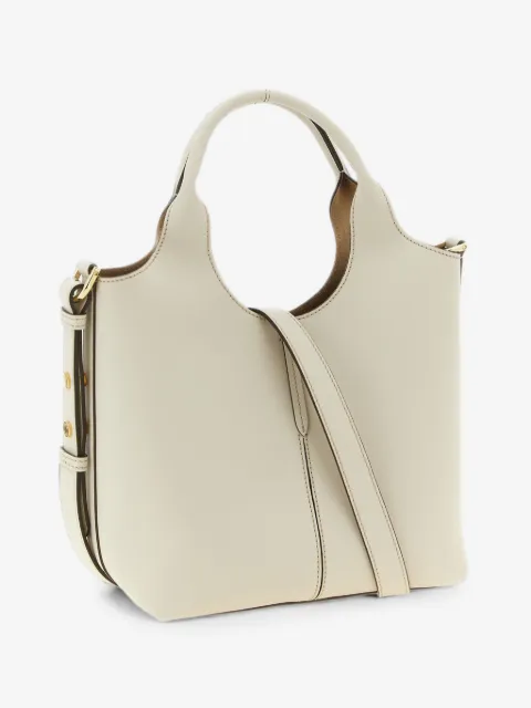 Tod's logo-plaque leather tote bag