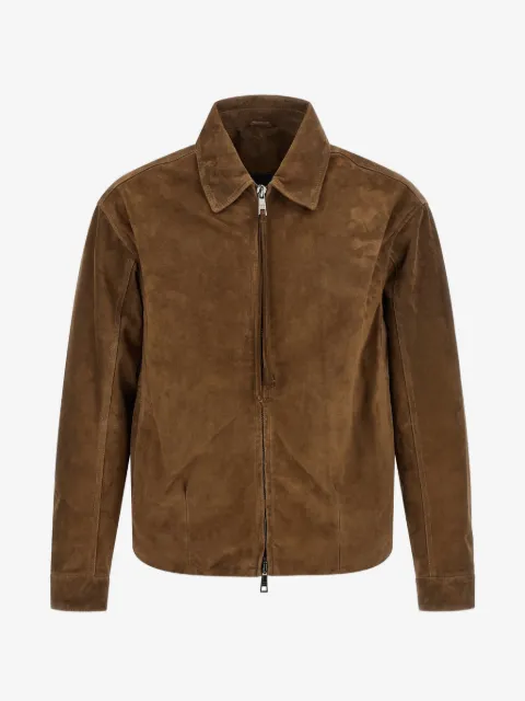 Giorgio Brato suede shirt-collar jacket