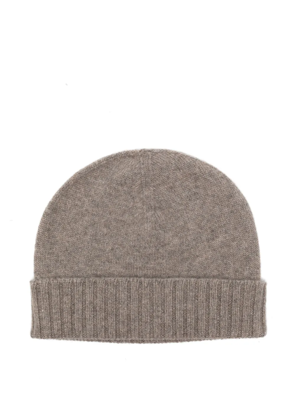 Malo ribbed-trim beanie hat - Grau