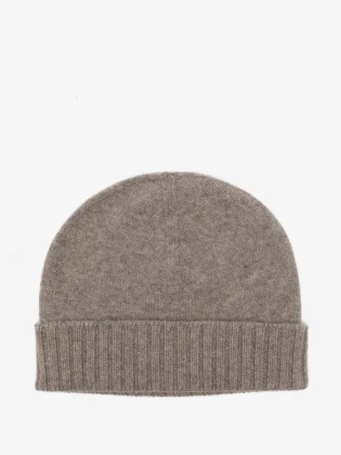 Malo ribbed-trim beanie hat