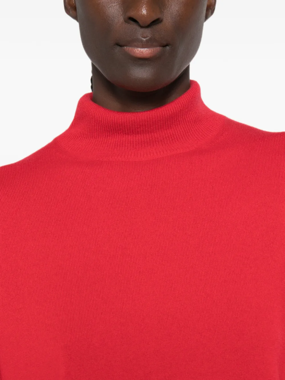 Malo Trui met hoge hals Rood