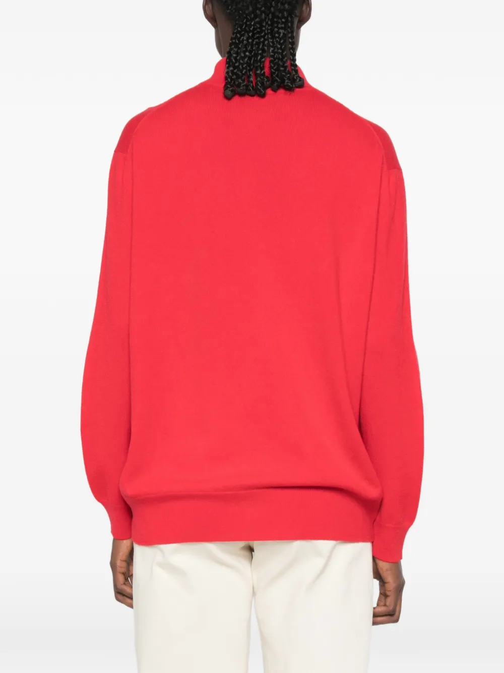 Malo Trui met hoge hals Rood