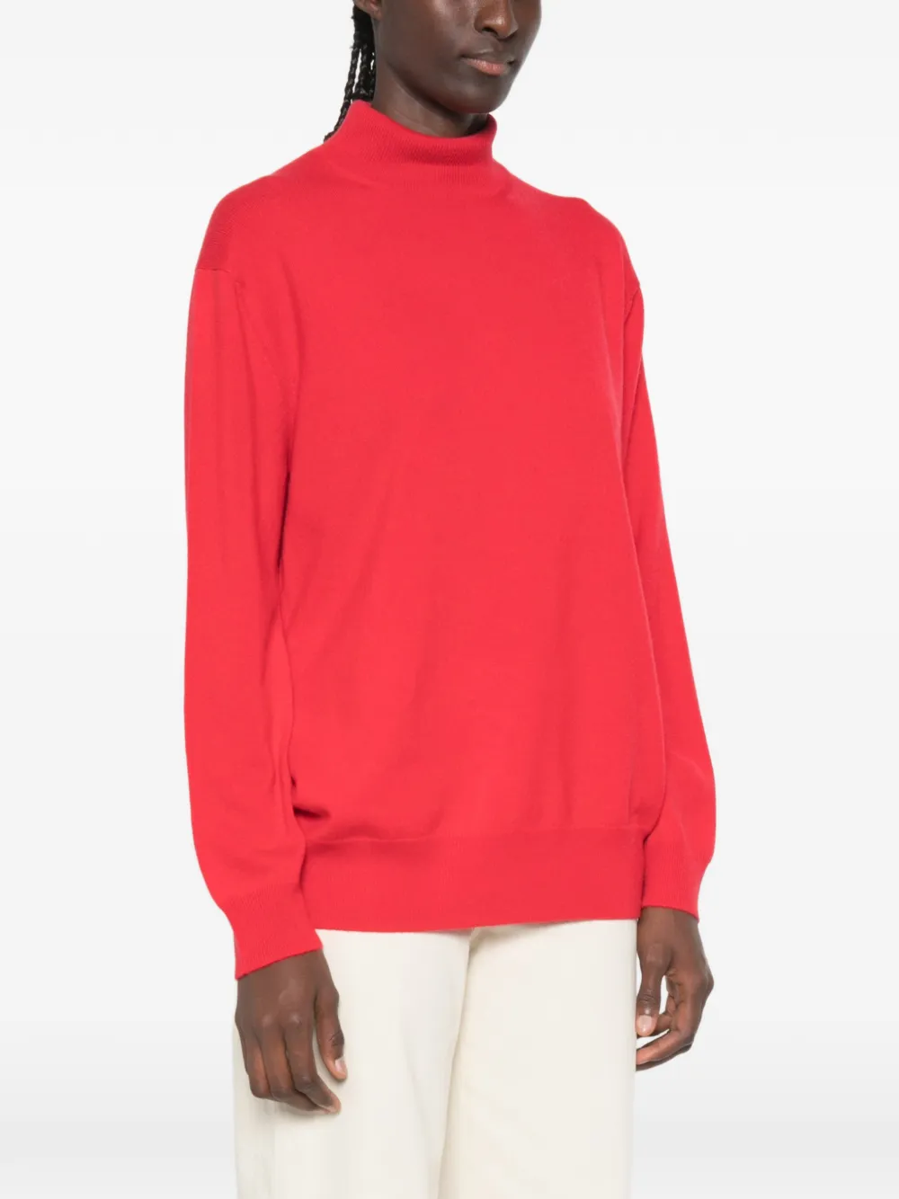 Malo Trui met hoge hals Rood