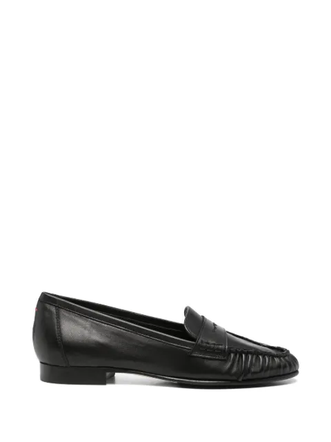 Aeyde Aldous ruched penny-slot loafers