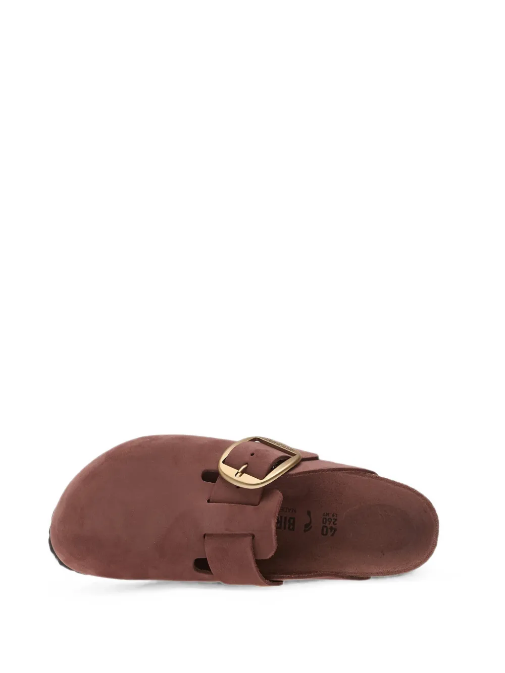 Birkenstock Boston big-buckle mules Roze