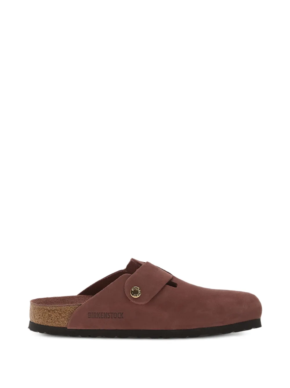 Birkenstock Boston big-buckle mules Roze