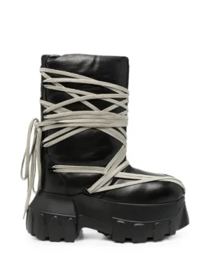 Rick Owens lace-up Platform Boots | Black | FARFETCH