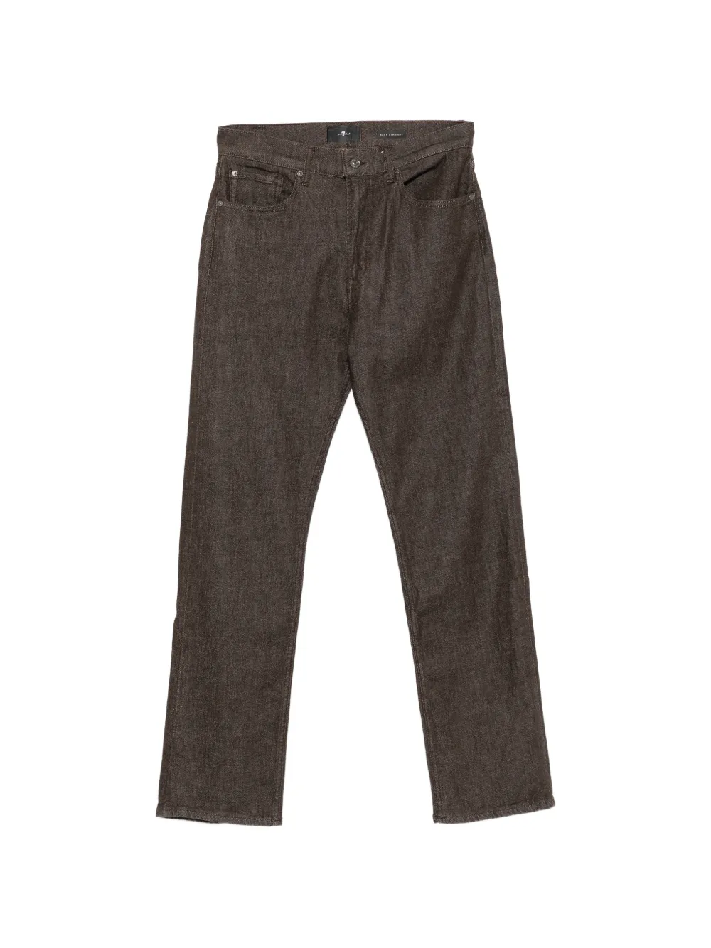 7 For All Mankind straight-leg five-pocket jeans - Marrone