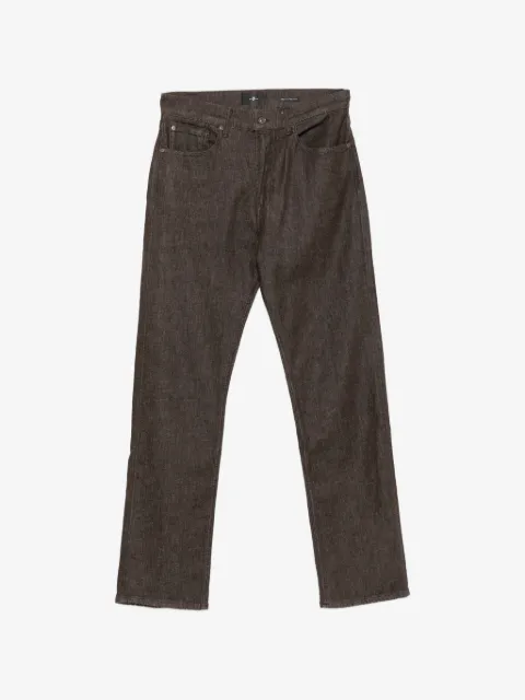 7 For All Mankind jean droit à coupe cinq poches