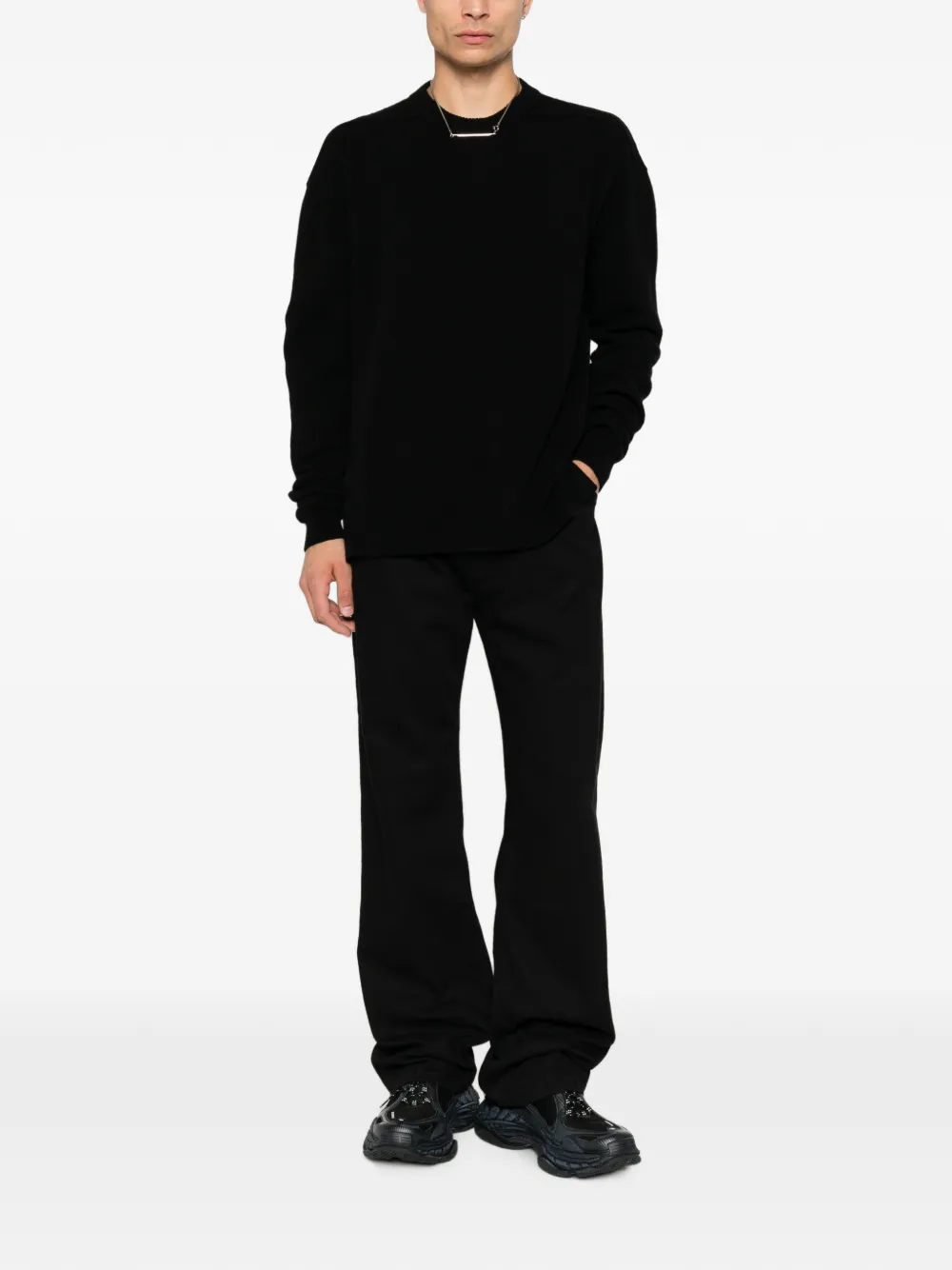 Rick Owens Trui met ronde hals Zwart