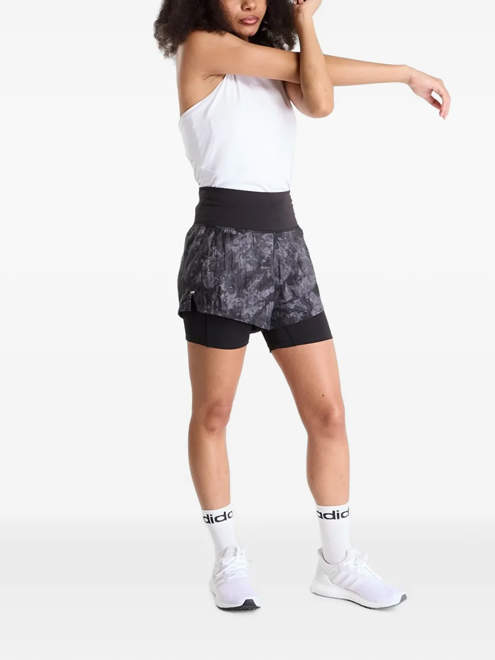 adidas Adi365 shorts met verfspray Zwart
