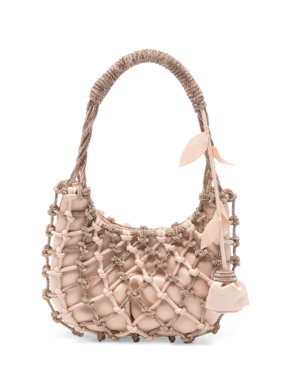 Rosantica rhinestone-embellished caged-effect mini bag