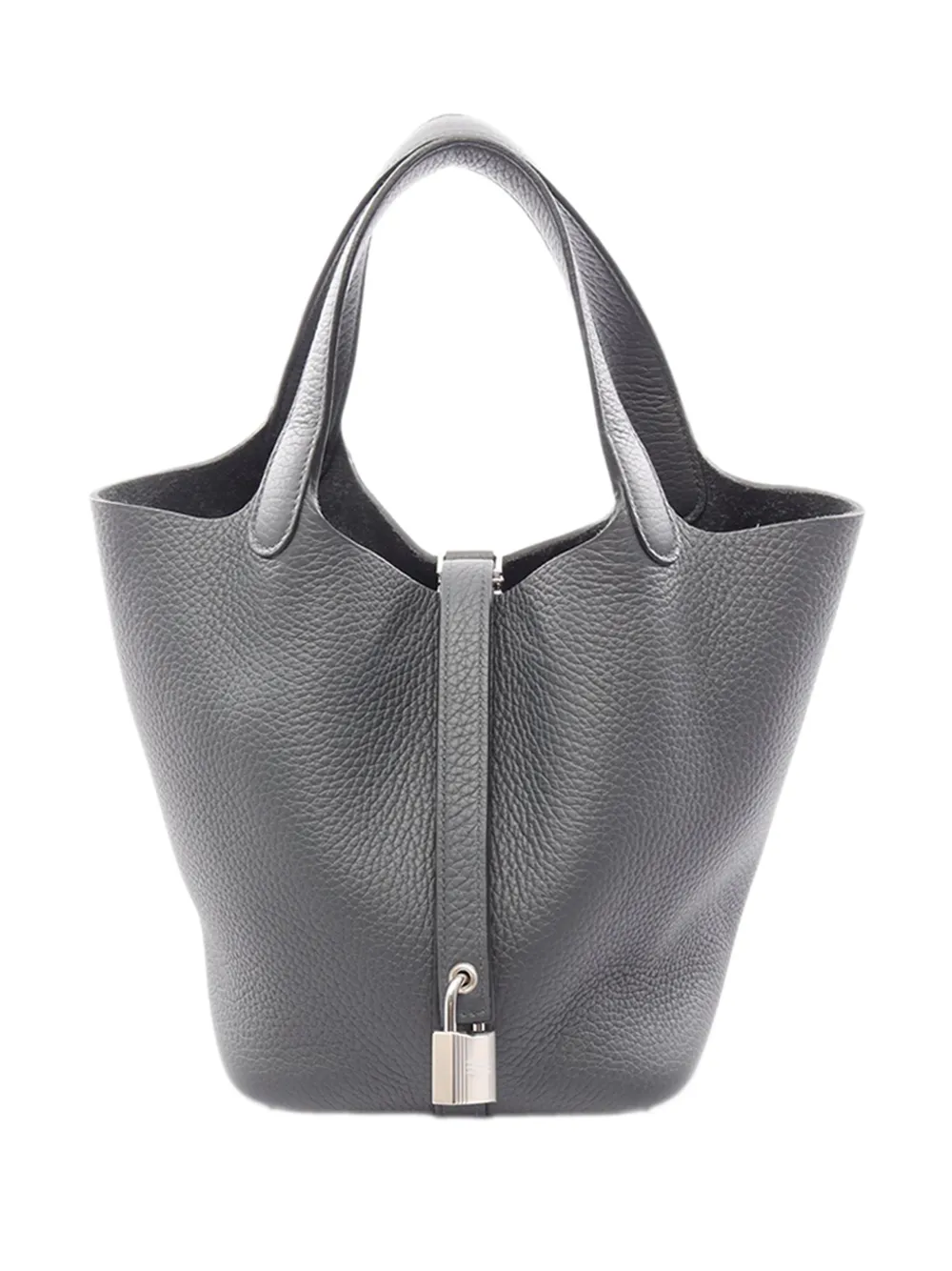 Hermès Pre-Owned Borsa a mano Picotin Lock 18 in pelle Clemence 2025 - Grigio