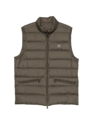 Moncler Ansiei Zip Pocket Gilet | Green | FARFETCH