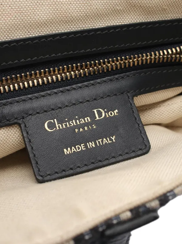Christian Dior Pre-Owned 2000-2026 オブリーク キャンバス サドル