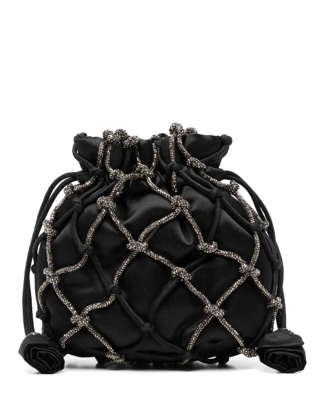Rosantica crystal-embellished mini bag - Nero