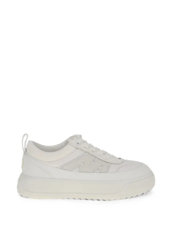 Moncler Altive Nubuck & Suede Trainers in White