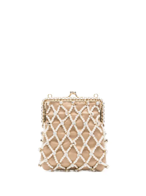 Rosantica bolso de hombro con detalles de cristal
