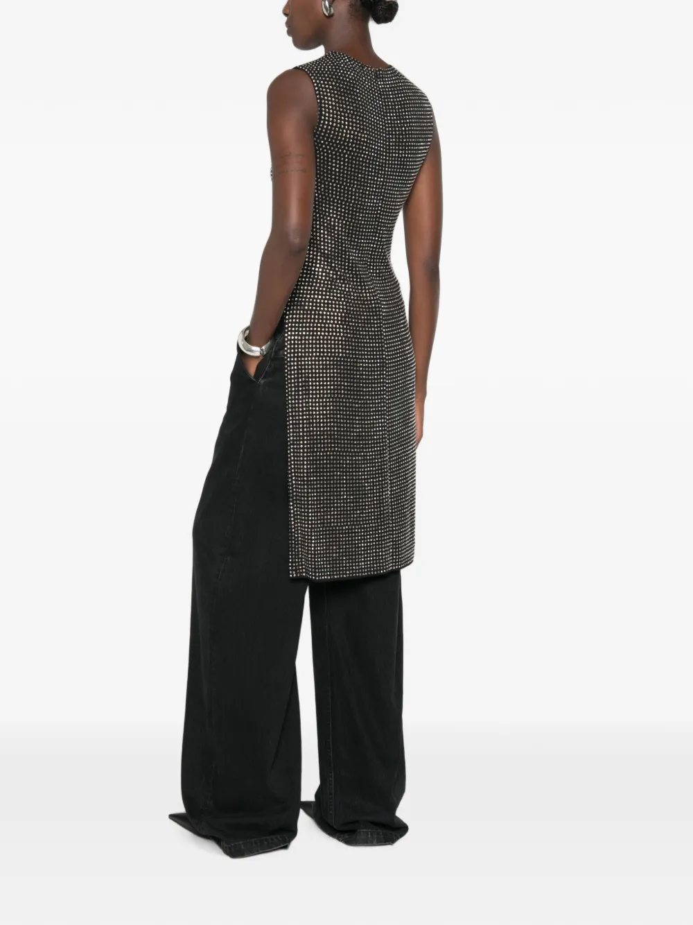 Alexander Wang Asymmetrische top Zwart
