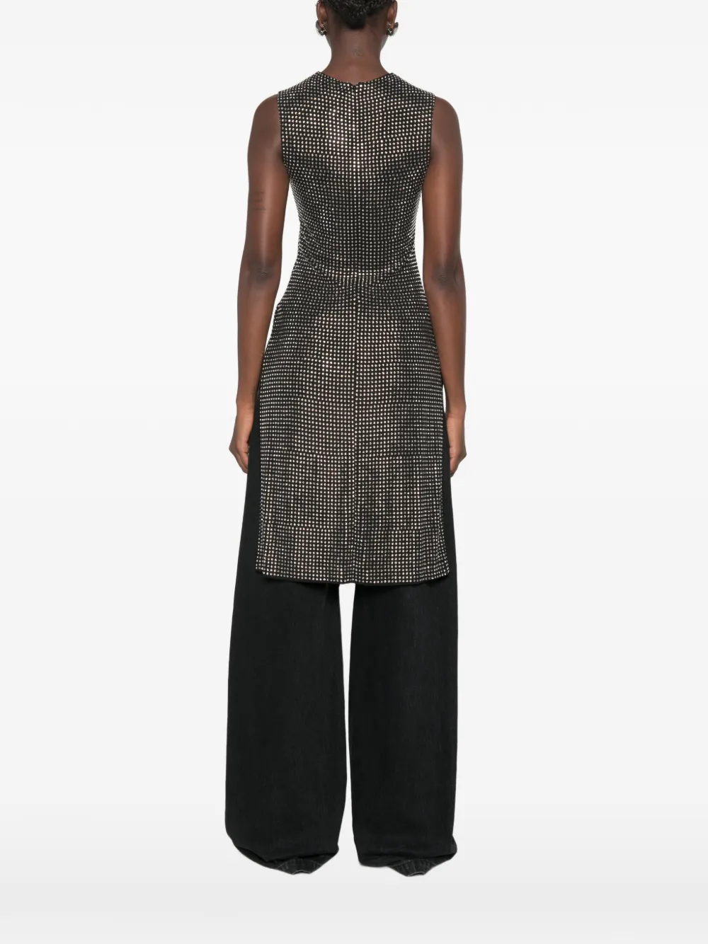 Alexander Wang Asymmetrische top Zwart