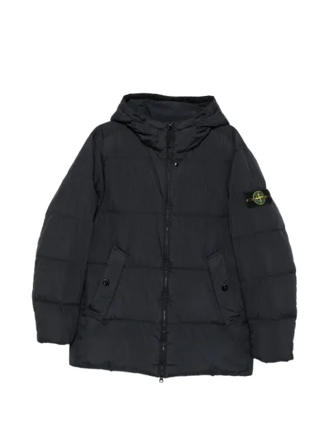 Stone Island Compass-patch quilted jacket