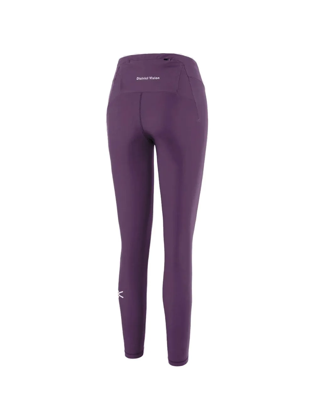 District Vision Legging met ritszak Paars