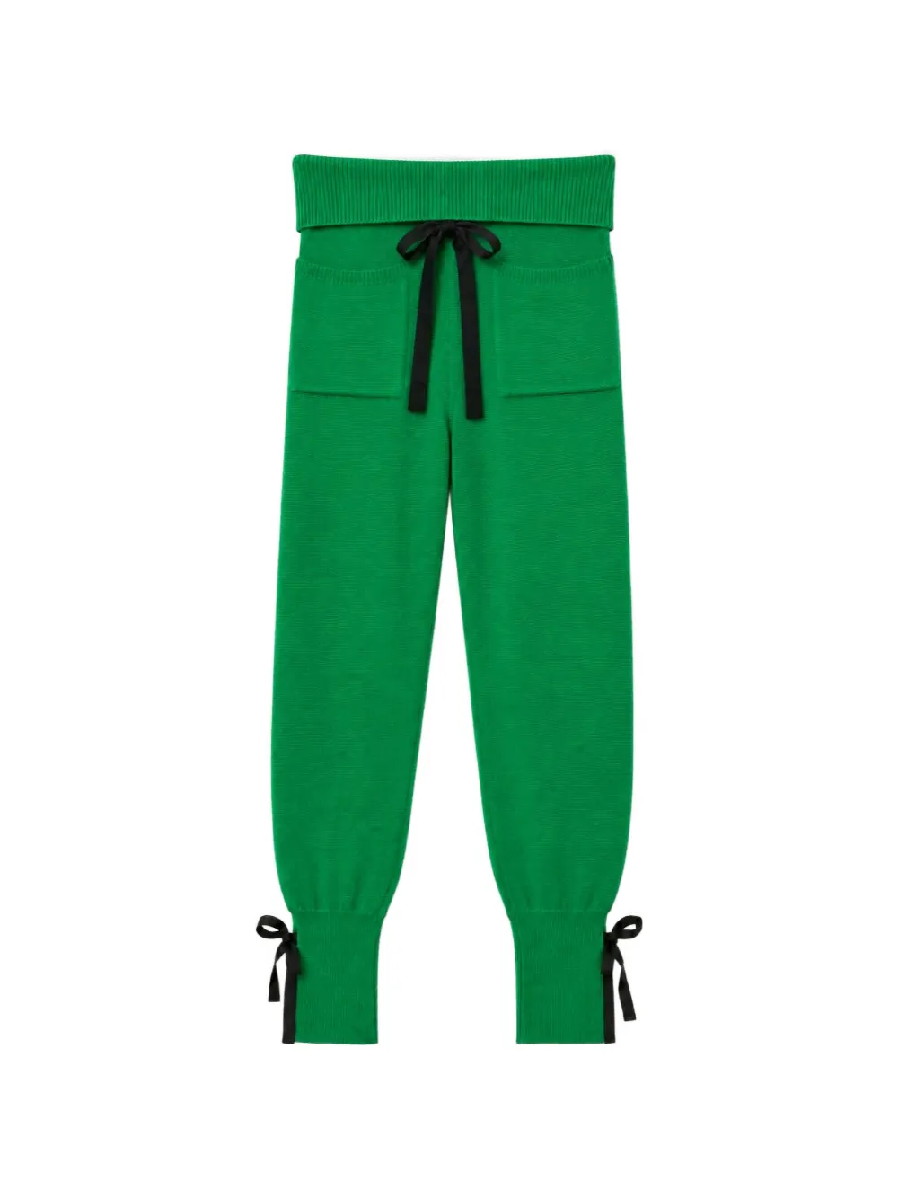 La Fetiche Tina knitted trousers - Verde