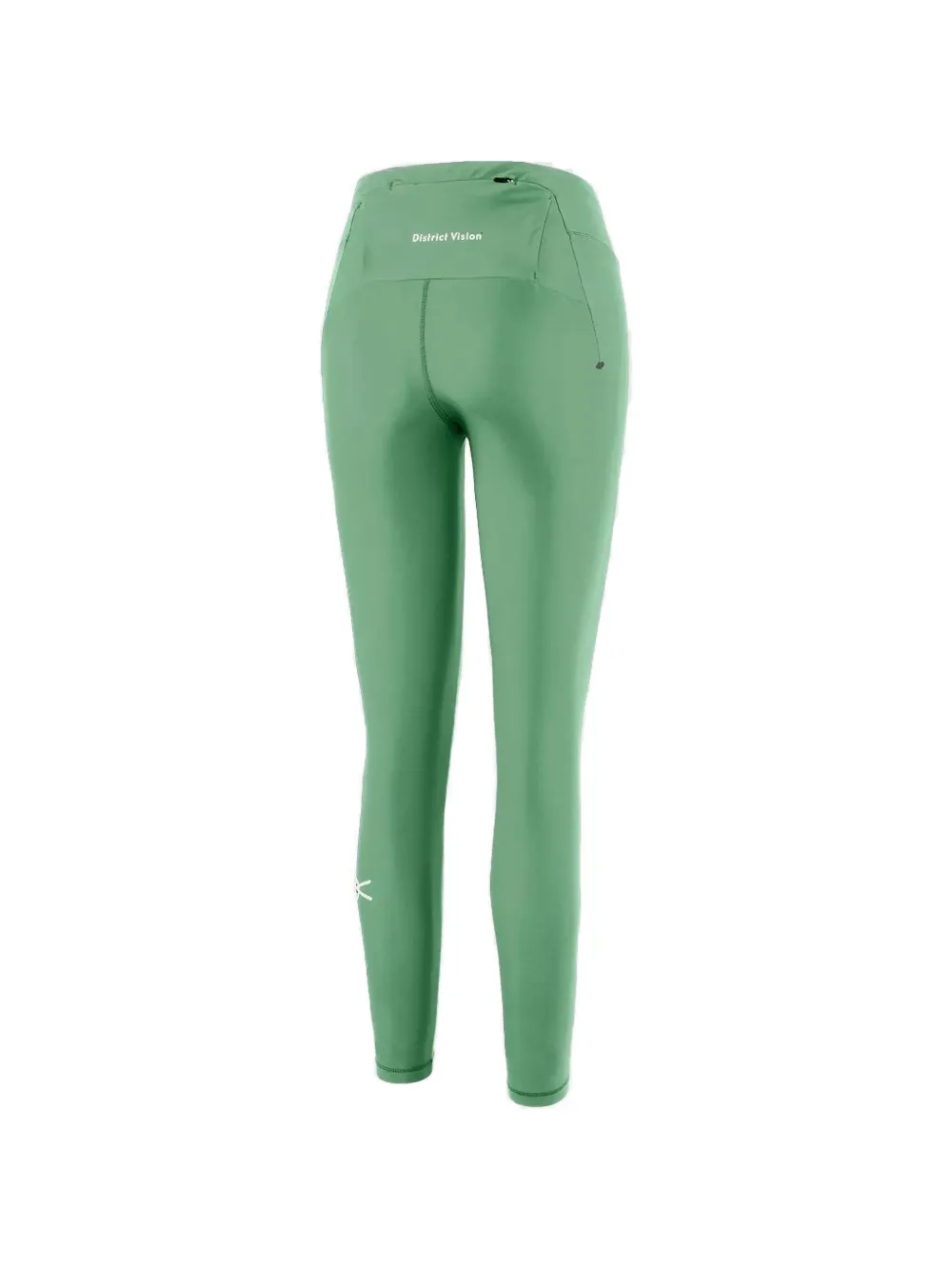 District Vision Legging met logoprint Groen