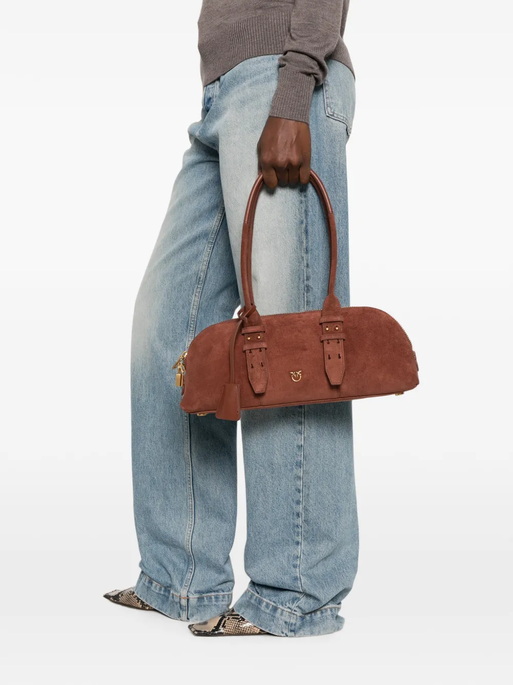 PINKO Escape schoudertas Bruin