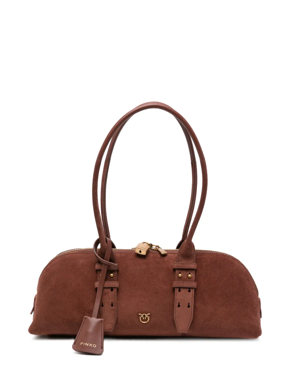 PINKO Borsa Escape Horizontal - Marrone