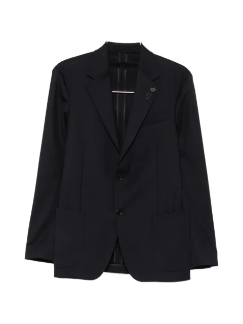 Lardini notched-lapel single-breasted suit