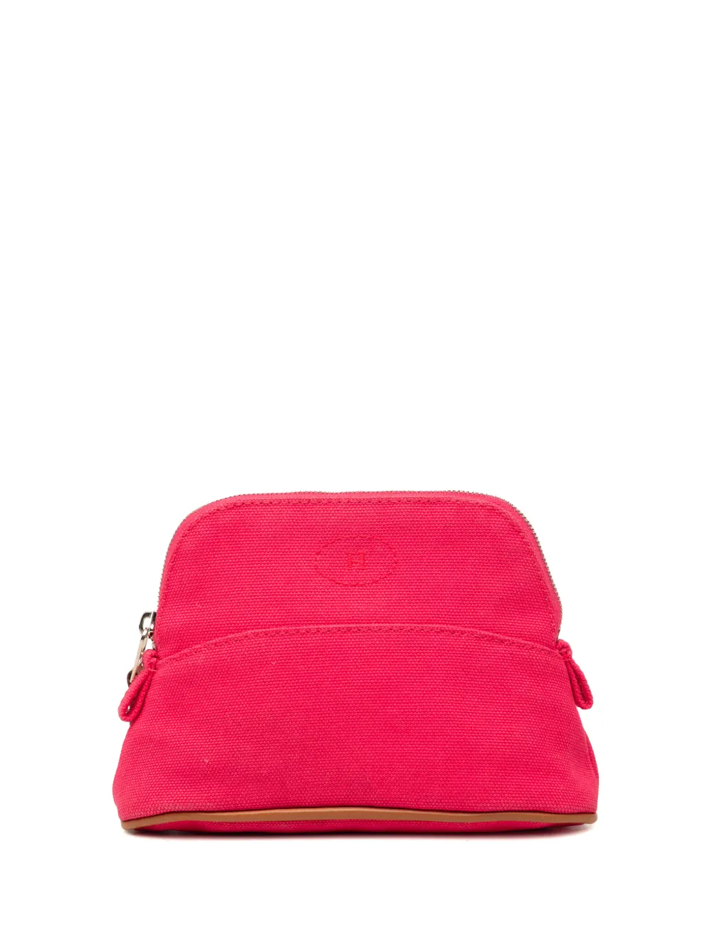 Hermès Pre-Owned 2015-2026 mini Bolide Case Clutch aus Canvas - Rosa