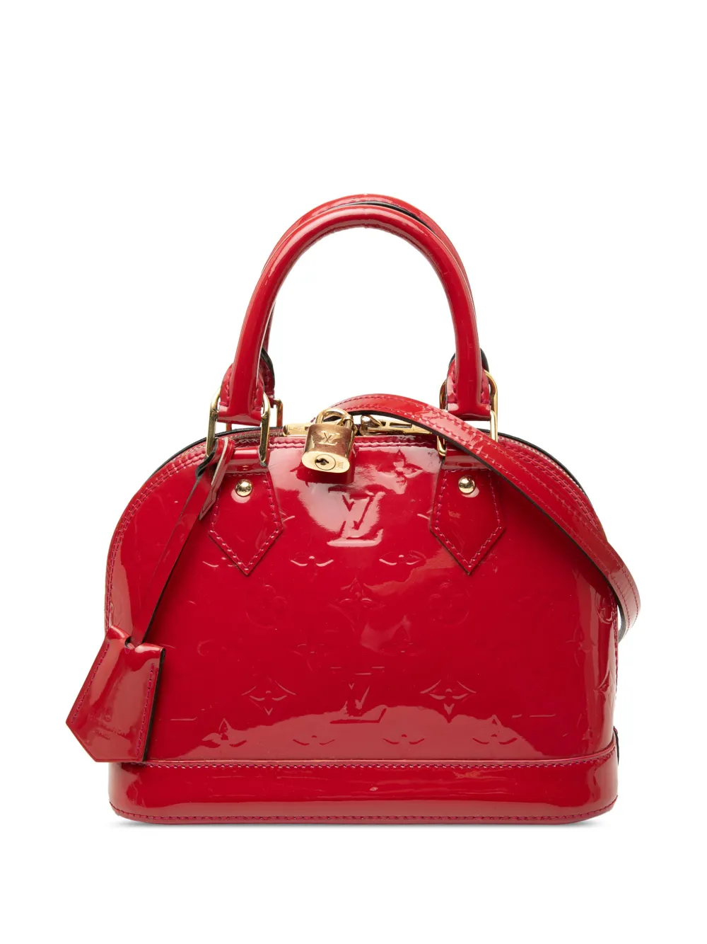 Louis Vuitton Pre-Owned 2013 Monogram Vernis Alma BB Satchel-Tasche - Rosa