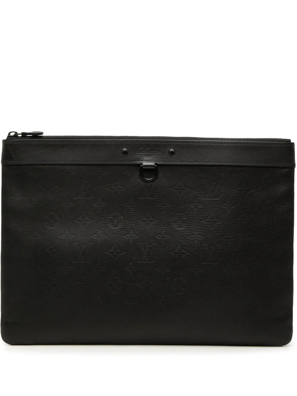 Louis Vuitton Pre-Owned Clutch Shadow Discovery Pochette con monogramma 2018 - Nero