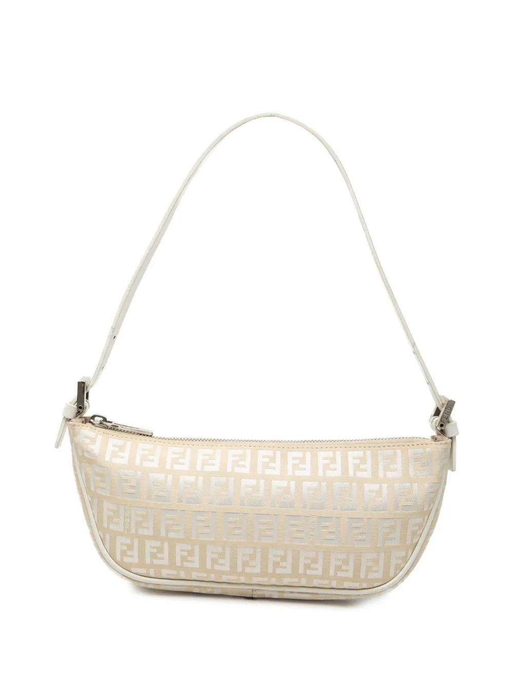 Fendi Pre-Owned 2000-2010 Zucchino Canvas Schultertasche - Braun