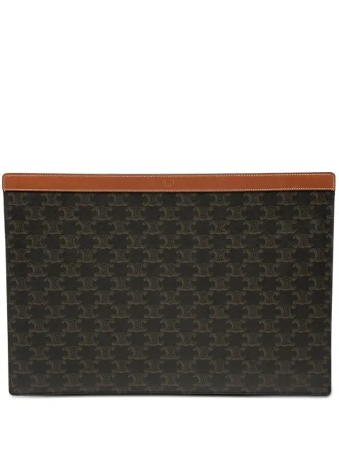 Celine Pre-Owned bolsa de mano de lona Triomphe revestida 2022