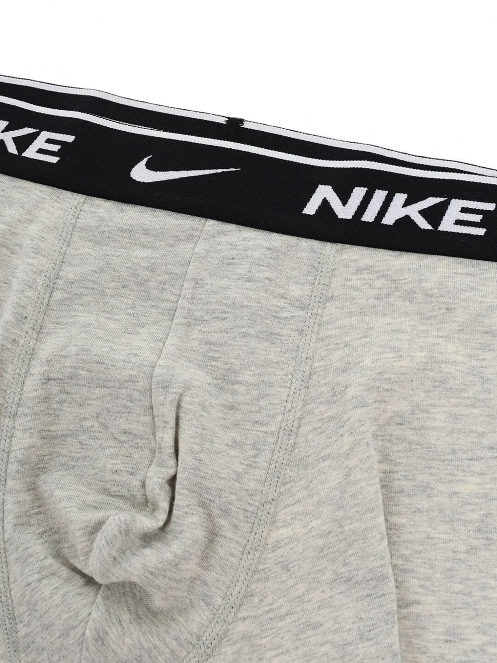 Nike Stretch-cotton Boxer Briefs In Grey