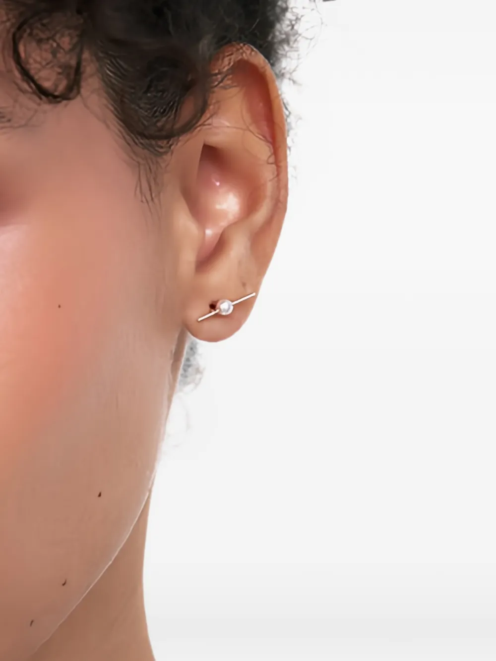 TinyOm pearl stud earrings - Rosa