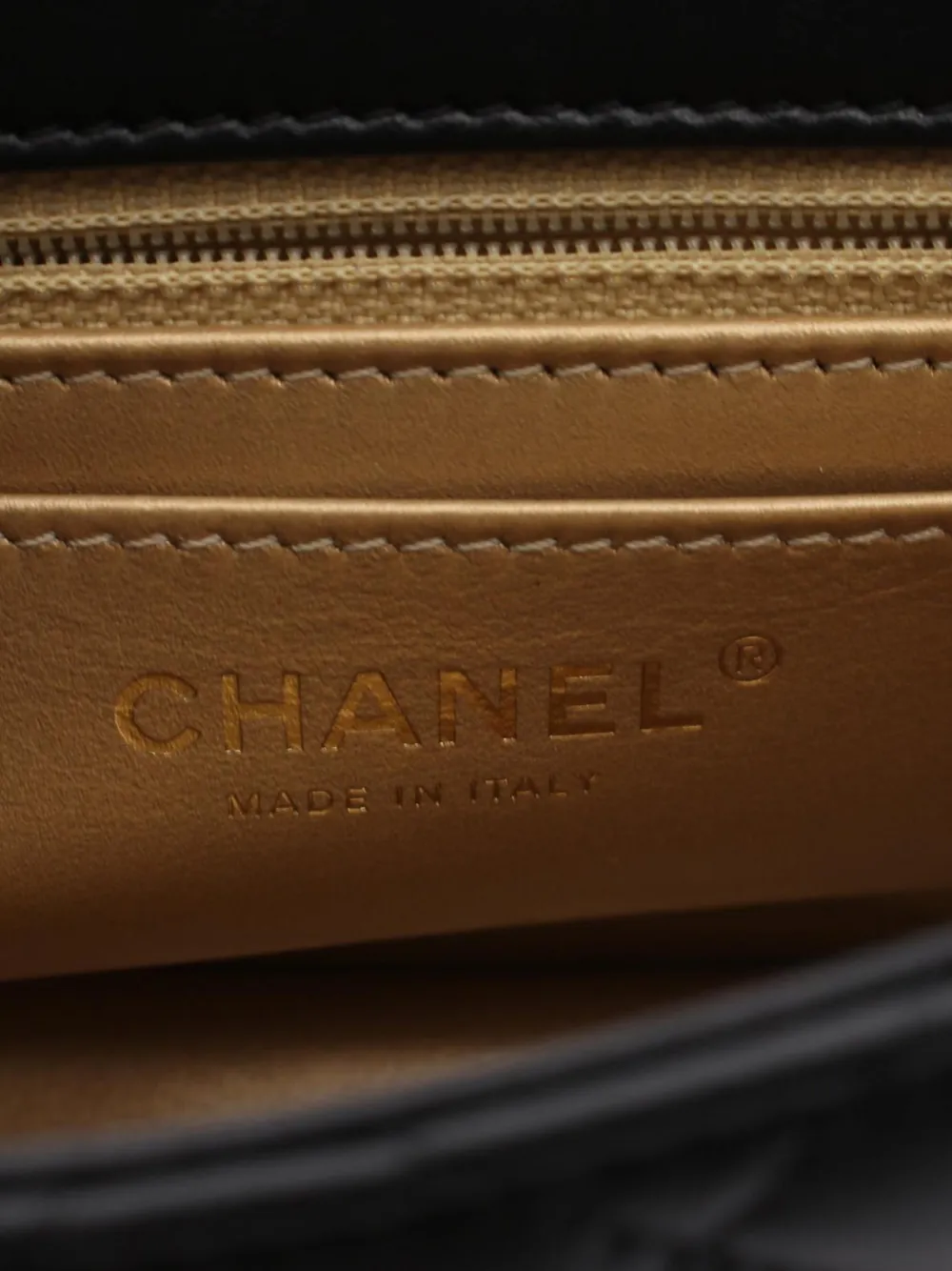 CHANEL Pre-Owned 2020 Mini Square Classic Lambskin Pearl Crush