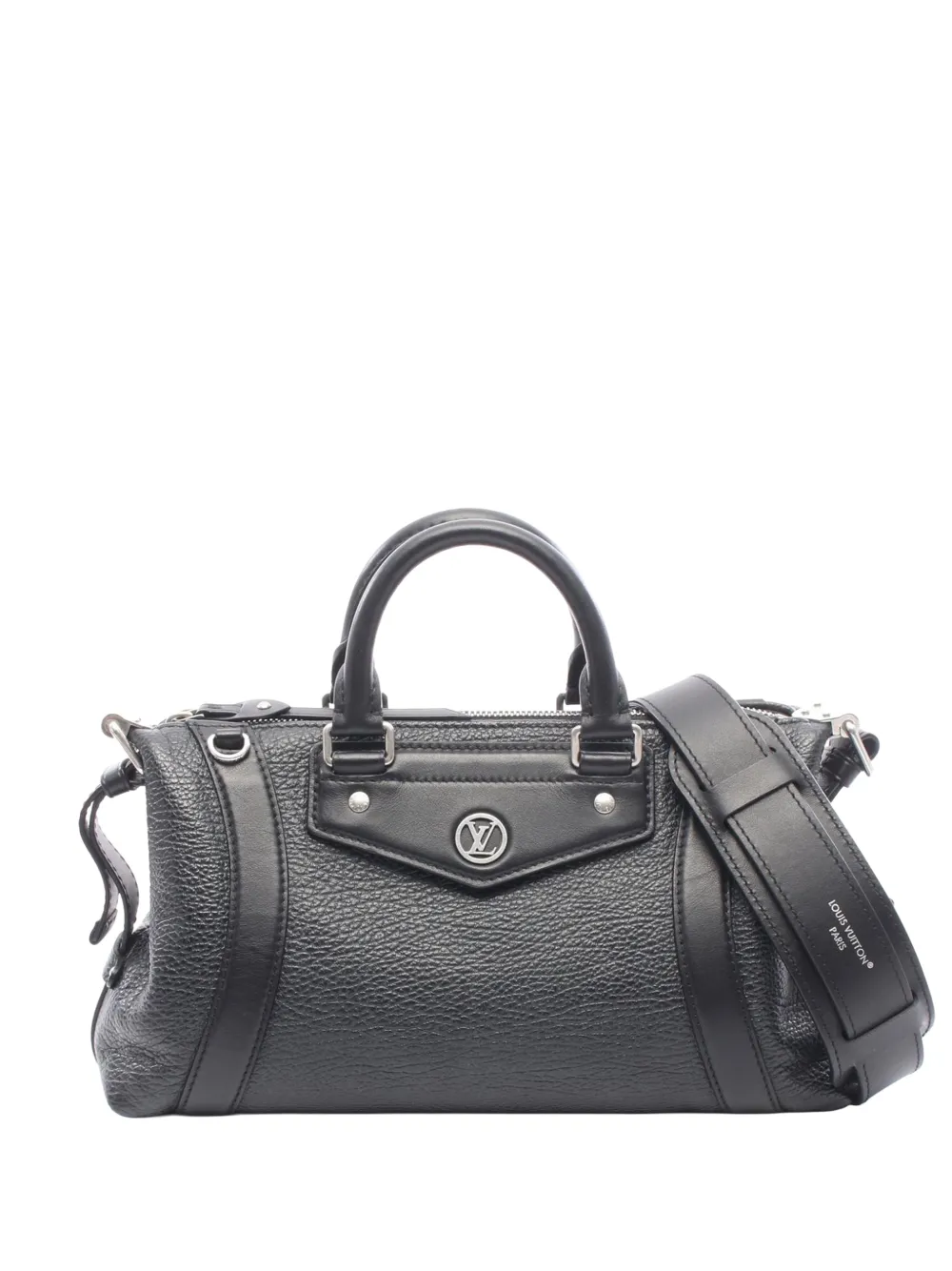 Louis Vuitton Pre-Owned Borsa a tracolla Biker PM in pelle di agnello 2021-2026 - Nero