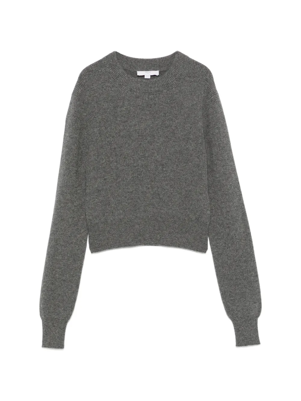 Malo ribbed-knit cropped sweater - Grigio