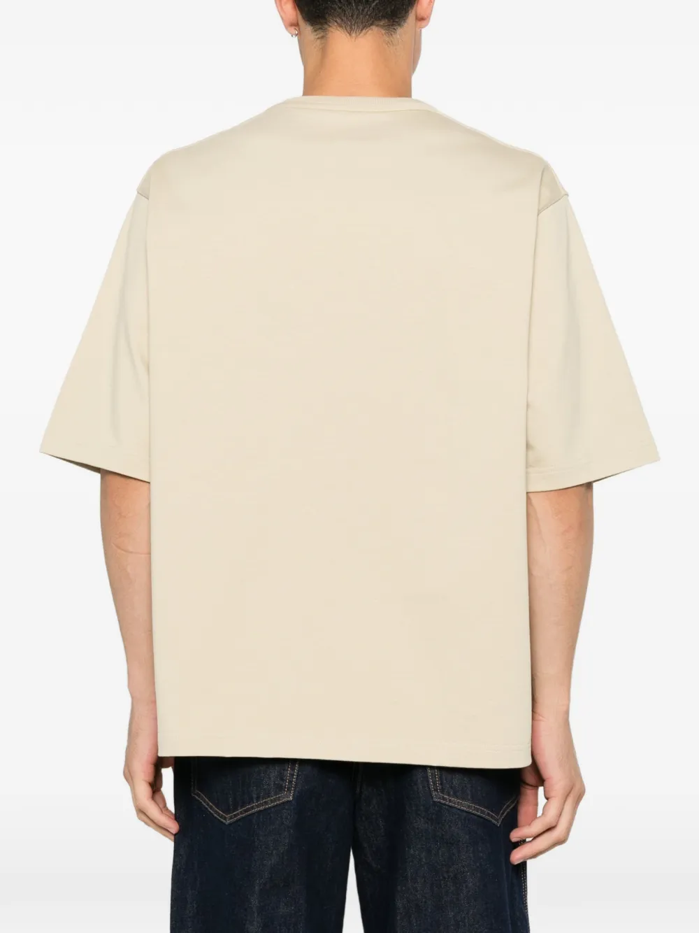 LEMAIRE T-shirt met opgestikte zak Beige