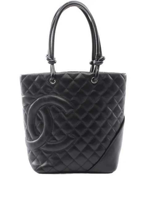 CHANEL Pre-Owned 2005-2006 Medium Lambskin Cambon Ligne tote bag