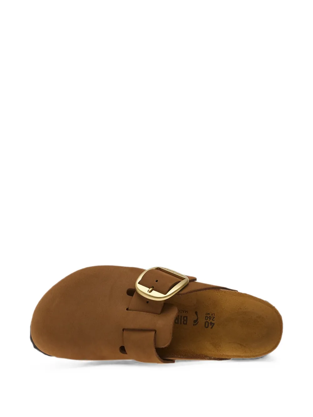 Birkenstock Boston big-buckle mules Bruin