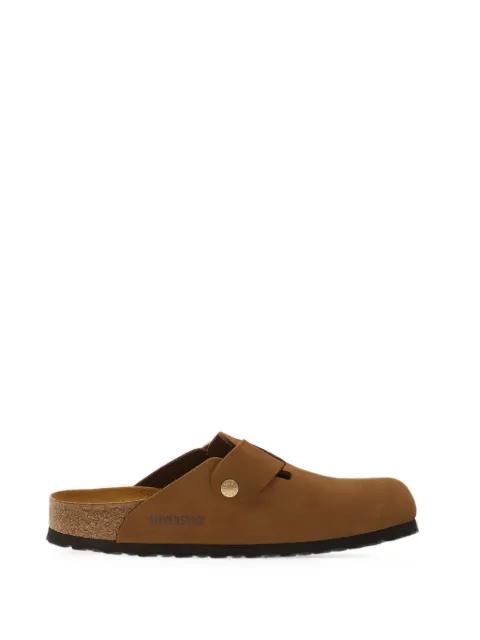 Birkenstock lædersandaler med stort spænde