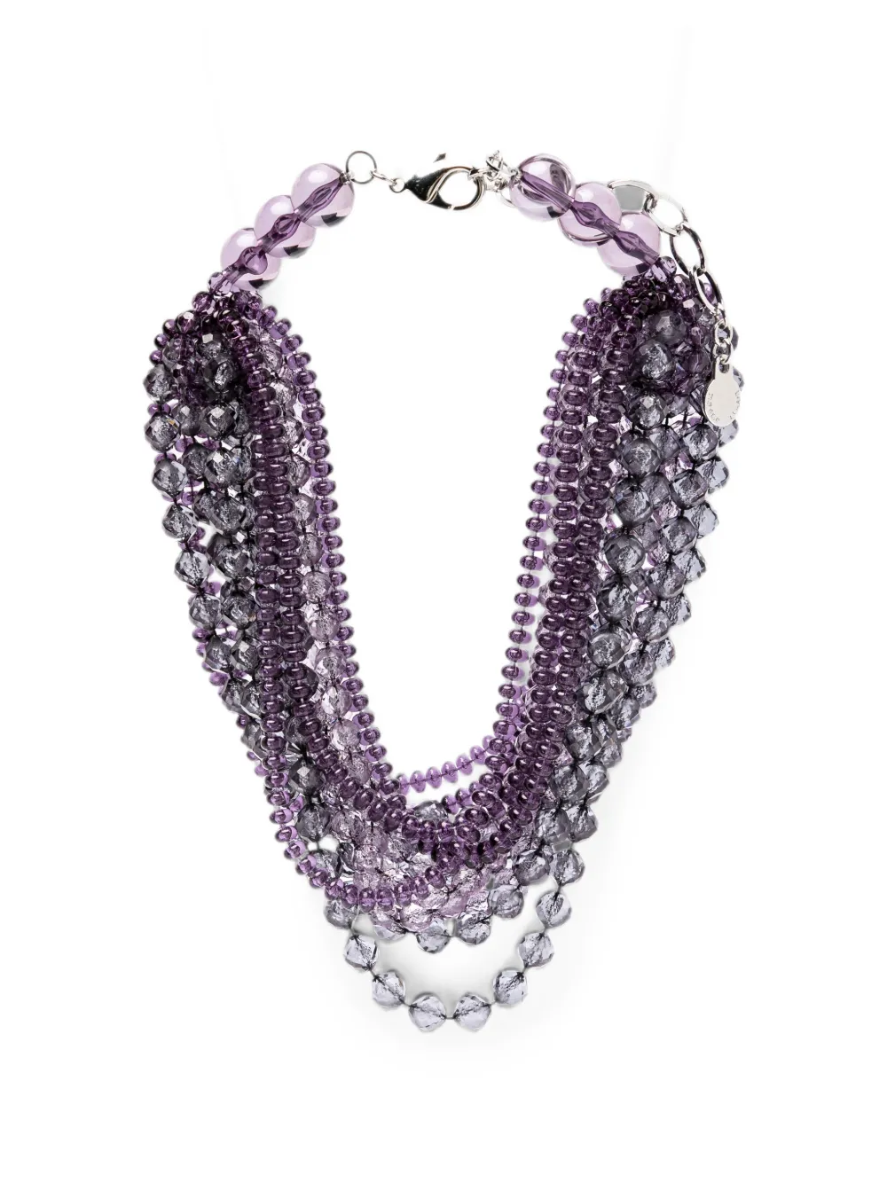 Emporio Armani beaded multi-strand necklace - Violett