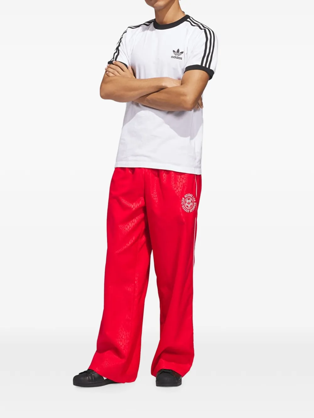 adidas Trainingsbroek met logopatch Rood