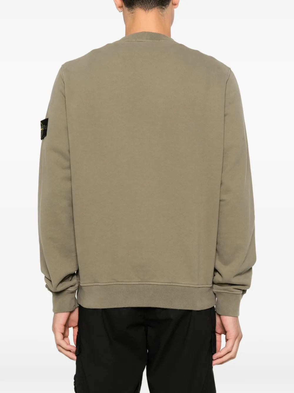 Stone Island Overhemd met logo-patch en borstzak Groen